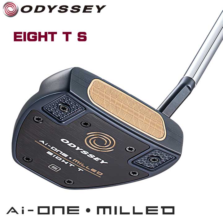 オデッセイ Ai-ONE MILLED EIGHT T S ミルド エイト エス パター　STROKE LAB 90シャフト スチール 日本正規品 ODYSSEY AI-ONE MILLED｜フルショット店
