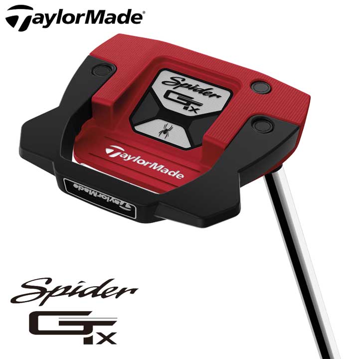 楽天市場】テーラーメイド スパイダーGTX レッド トラスヒール パター 日本正規品 TaylorMade Spider GTX TRUSS RED  TM1 : フルショット楽天市場店