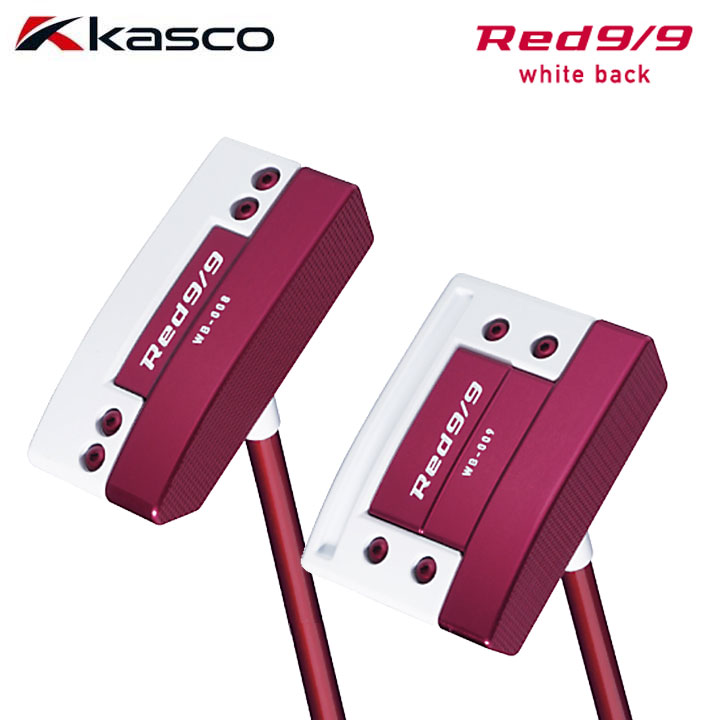 キャスコ レッド9/9 ホワイトバック ブレードタイプ ボックスタイプ パター Red9/9 white back アカパタ×シロ Kasco 20p 30,888円
