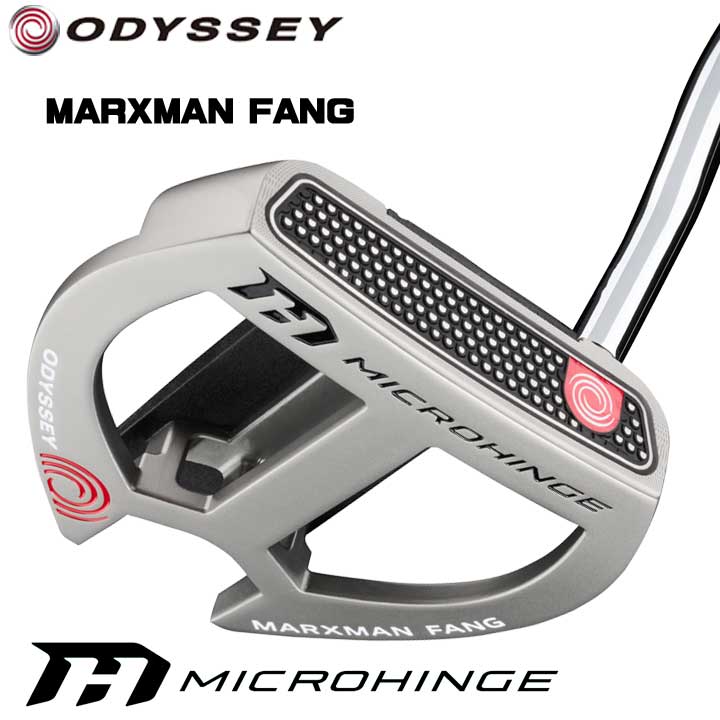 【超美品】オデッセイMICROHINGE MARXMAN FANG DB パター 楽天市場】【即納】 オデッセイ マイクロヒンジ マークスマン ファング