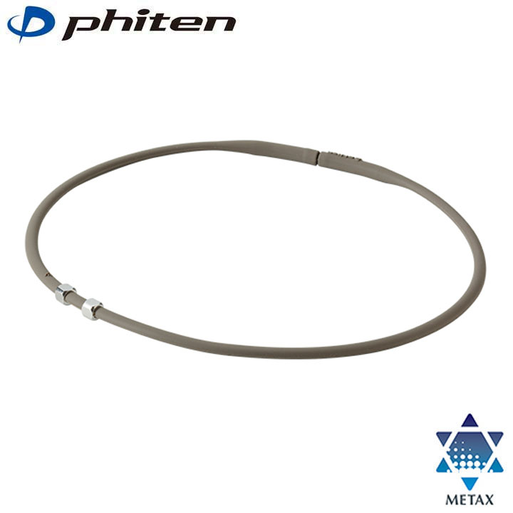 ファイテン RAKUWAネックレス EXTREME キューブ チャコールグレー メタックス METAX RAKUWA NECKLACE phiten 10p