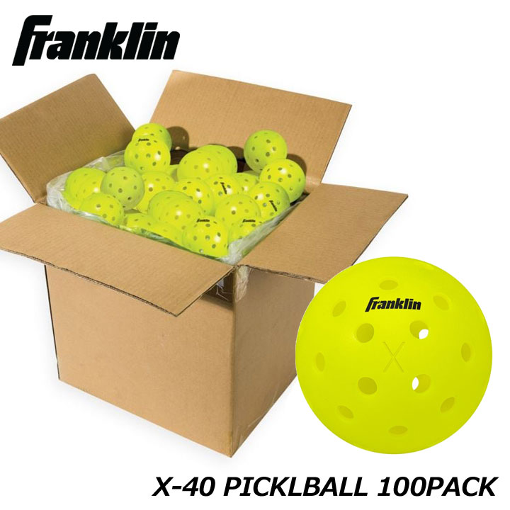 フランクリン 52843X X-40 ピックルボール 屋外用 100個セット PICKLEBALL OUTDOOR Franklin｜フルショット店 39,325円