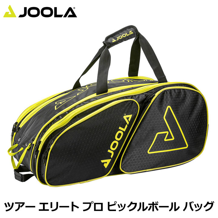 ヨーラ PABAG004 ツアー エリート プロ ピックルボール バッグ ブラック/イエロー(032) Tour Elite Pro Pickleball Bag Hot Pink/Blue JOOLA