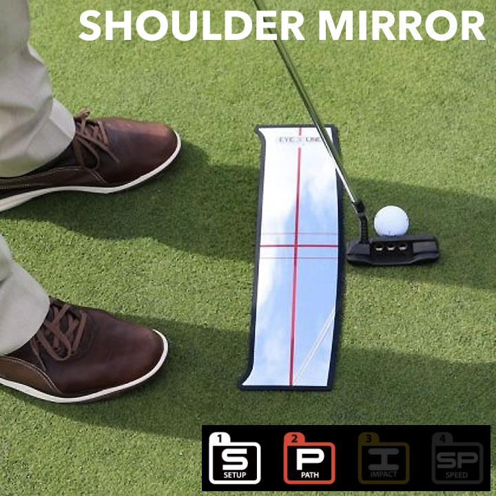 受注生産品 アイラインゴルフ ELG-SM15 ショルダーミラー パッティング練習器 EYELINE GOLF Shoulder Mirror P20  www.tacoya3.com