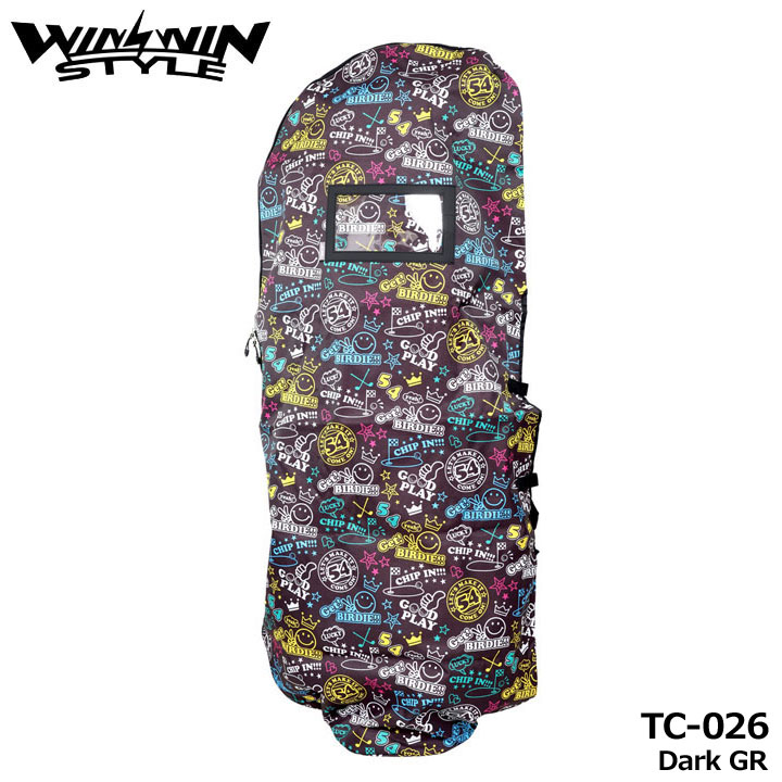 ウィンウィンスタイル TC-026 ラッキー キャラクター トラベルカバー Dark GR 9.5型 48インチ対応 LUCKY CHARACTER NEW TRAVEL COVER WINWIN STYLE|フルショット店