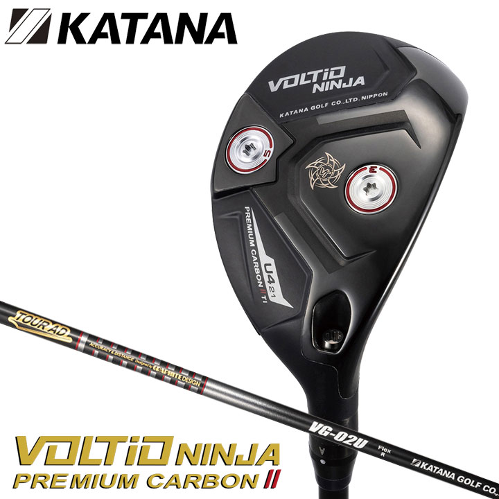 カタナゴルフ VoLTiO NINJA αβ 5U 24° KATANA GOLF カタナゴルフ ドライバー VOLTIO NINJA TG-01 DRIVER 10.5