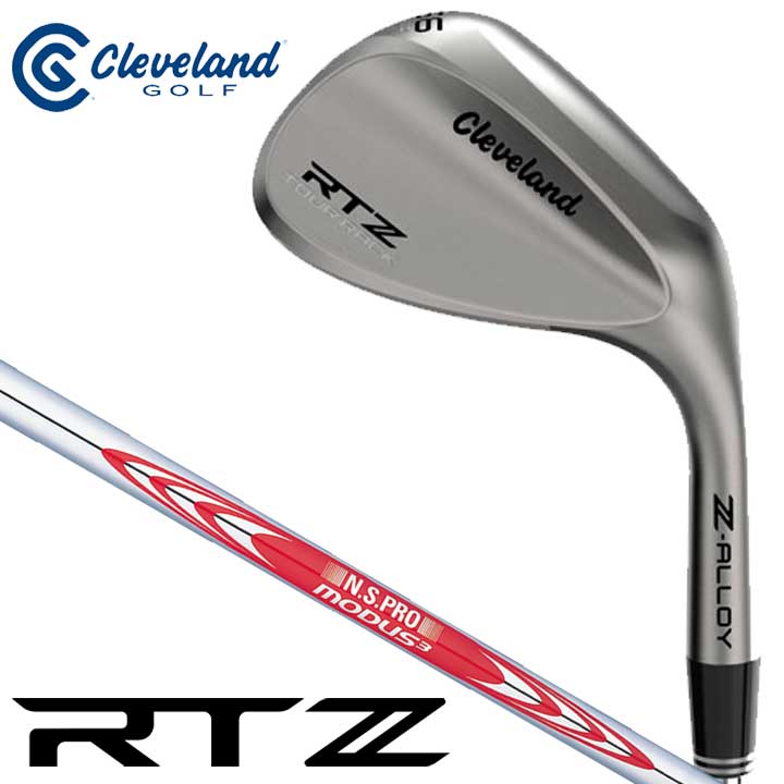 Cleveland クリーブランRTZ ウェッジ 50/54/58度　ノーメッキ 受注生産】クリーブランドゴルフ RTZ ツアーラック（ノーメッキ
