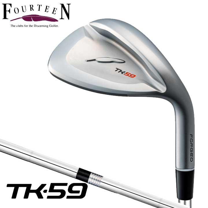【2024モデル】 フォーティーン TK-59 ウェッジ　シャフト:FS WEDGE スチール FOURTEEN 10p