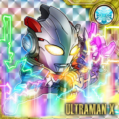 ウルトラマンシールウエハース vol.4 IV-NO.14 ウルトラマンX ハイブリッドアーマー SR画像
