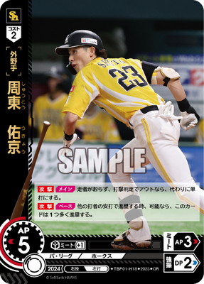 楽天市場】ドリームオーダー 【CH】PBP01-H12 周東 佑京 : フルアヘッド