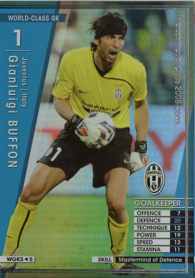 希少] wccf 2001 - 2002 ジャンルイジ ブッフォン ユベントス WCCF