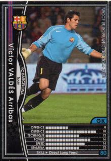 楽天市場 Wccf 04 05 ｆｃバルセロナ 黒 177 ビクトル バルデス フルアヘッド