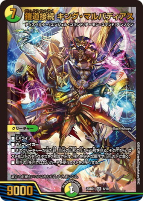 デュエルマスターズ　コンプファイル　SR VR ノーマル デュエル・マスターズ 王道W DARK MEMORY CONTAINER(アンコモン) 邪神