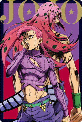 楽天市場 ジョジョの奇妙な冒険 黄金の風 ウエハース2 No 26 ヴィネガー ドッピオ ディアボロ フルアヘッド