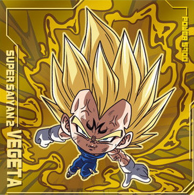希少DRAGONBALL 地球最強フェアステッカーベジータ魔人ベジータ