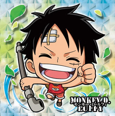 ONE PIECE 初期　ルフィ海賊団　シール ONE PIECE - ワンピース 大海賊 シールウエハース SW10-18 GR
