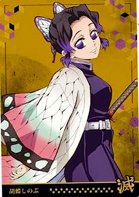 楽天市場】鬼滅の刃ウエハース 009 胡蝶しのぶ【柱カード