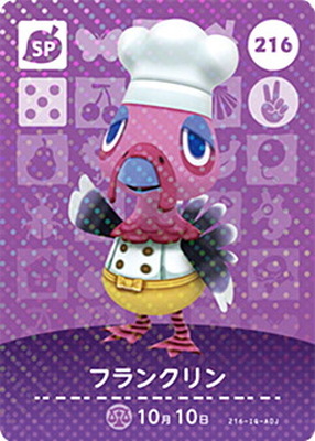 楽天市場】どうぶつの森amiiboカード CP しずえ【キャラぱふぇ限定