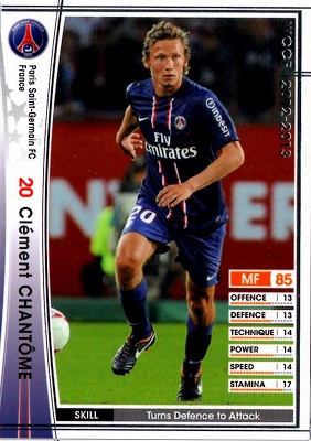 楽天市場 Wccf 12 13 87 パリ サンジェルマンfc クレマン シャントーム フルアヘッド