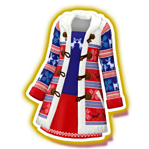 楽天市場 プリパラ マイチケ 5 054 ノルディックレッドボアワンピ R フルアヘッド