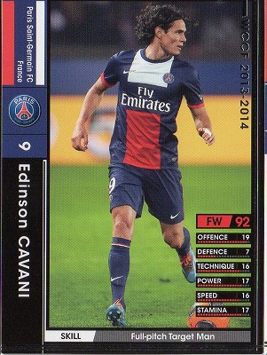 楽天市場 Wccf 13 14 062 パリ サンジェルマン エディンソン カバーニ フルアヘッド