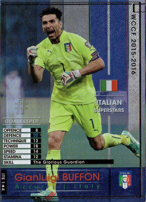 WCCF 付録等【１】 楽天市場】WCCF 15-16 SPE 16 ジャンルイジ・ブッフォン : フルアヘッド