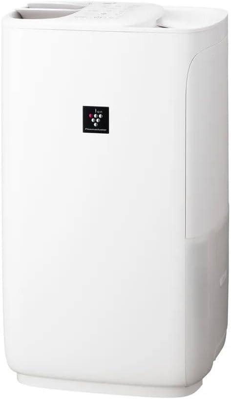 [即納] 読みやすい 変わり種式 加湿器 今季模範例 HV-T75-W どっちも水 ご機嫌力強さ印字機 プラズマクラスター 銀+イオン 貯蔵タンク静電容量 4L SHARP