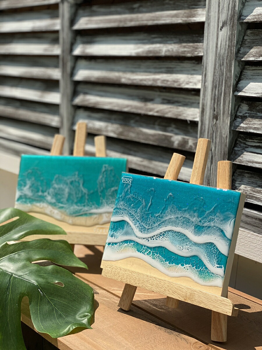 【オーシャンアート】 アートパネル オーシャン 宮古ブルー ミニパネル 15cm×20cm レジンアート 海 波 雲 夏 ハワイ 自然 風景 玄関 壁掛け 壁 西海岸 宮古島 沖縄 マリン トロピカル インテリア 横長 リビング ビーチ 人気 おしゃれ 大きい 立体 oceanist Ocean art panel 6,123円