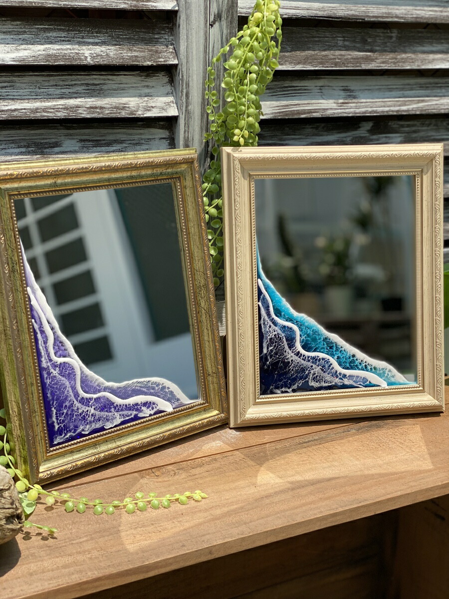 オーダー可能 Ocean wall miller  オーシャンアート ウォールミラー - Kanaete(カナエテ) - アイデアをカタチにする