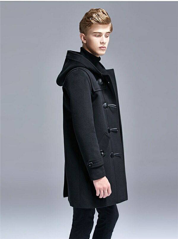 通学 グレー コート ファッション 男性 コート 学生 冬コート シンプルdc0l6l6n1 フルグレースダッフルコート ショート丈 ショート丈 コート アウター フード付き トップス グレー メンズ ダッフルコート カジュアル 軽い 無地 学生 キャメル メルトン 通勤 ウール混