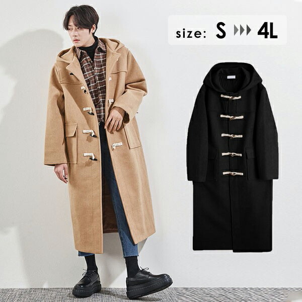 楽天市場】ダッフルコート メンズ アウター コットン有 コットン無