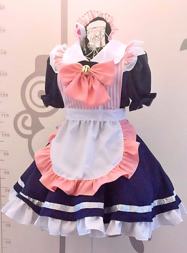 メイド服 コスプレ衣装 メイド アリス風 コスプレ ハロウィン フリル レディース コス ワンピース ヘアバンド エプロン 可愛い 鈴 スウィート風 Lolita ハイウエスト La177n1n1g5 Movilesgarcia Com