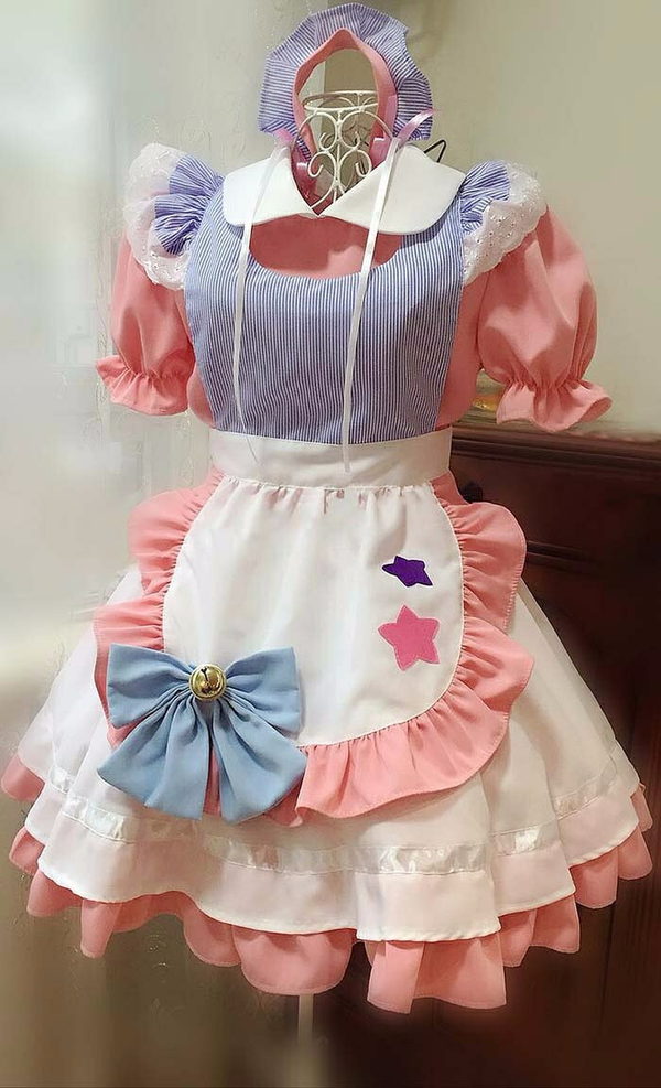 メイド服 コスプレ衣装 メイド アリス風 コスプレ ハロウィン フリル レディース コス ワンピース ヘアバンド エプロン 可愛い 鈴 スウィート風 Lolita ハイウエスト La177n1n1g5 Movilesgarcia Com