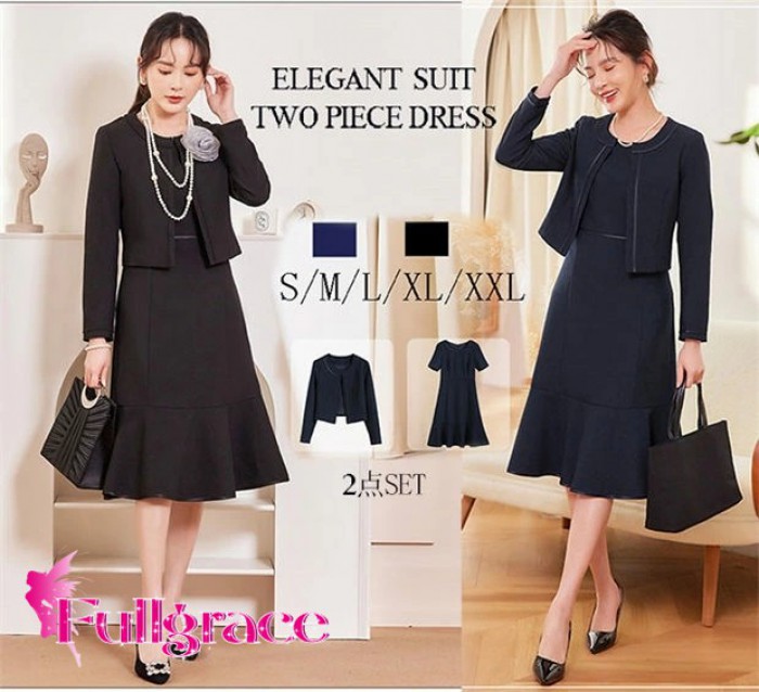 楽天市場】セレモニースーツ ママスーツ 2点セット ジャケット