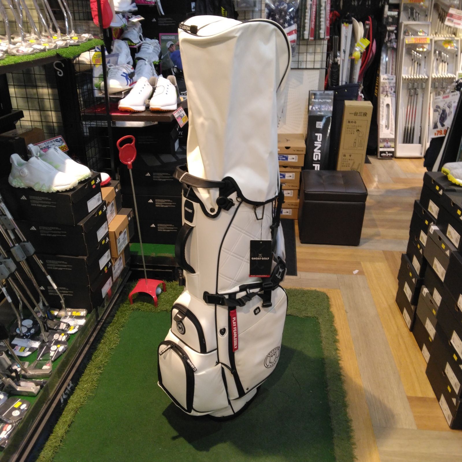 楽天市場】GHOST GOLF キャディバッグ ANYDAY 14分割 11インチ