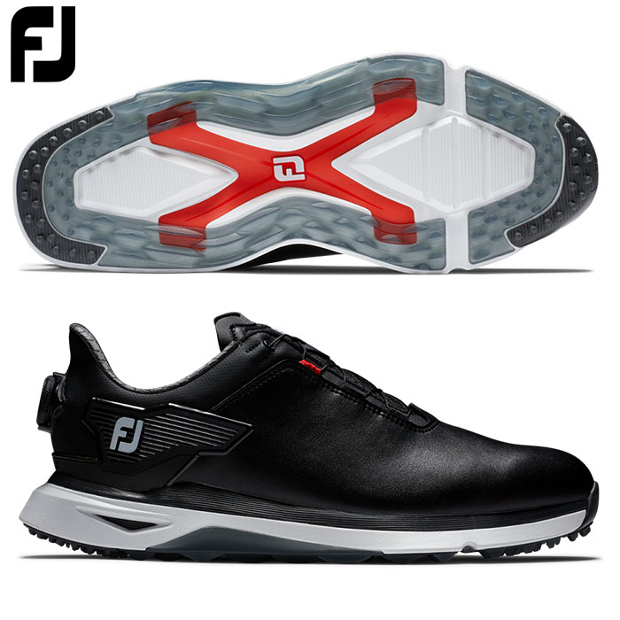 フットジョイ MEN'S FJ プロエスエルエックス BOA 56932 ブラック/ホワイト メンズ FOOTJOY 2024年モデル 日本正規品