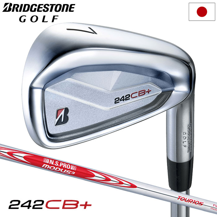 BS ブリヂストンゴルフ 242CB+ アイアン 6本セット(#5～9、PW) メンズ 右用 N.S.PRO MODUS3 TOUR105 スチールシャフト 日本正規品 2024年モデル