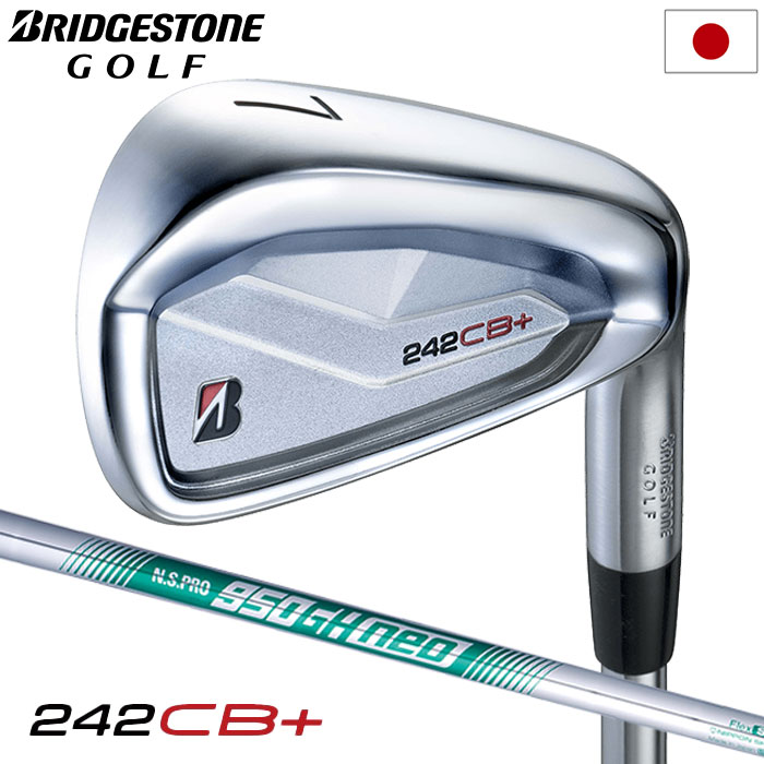 BS ブリヂストンゴルフ 242CB+ アイアン 6本セット(#5～9、PW) メンズ 右用 N.S.PRO 950GH neo スチールシャフト 日本正規品 2024年モデル｜JYPER&rsquo;S Staff Store