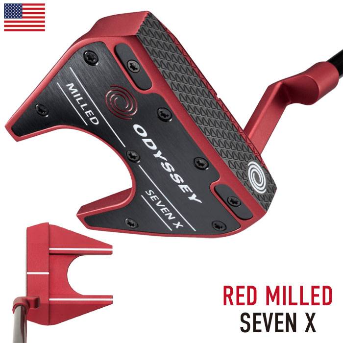 楽天市場】オデッセイ パター 2025 限定モデル Red Milled Seven X