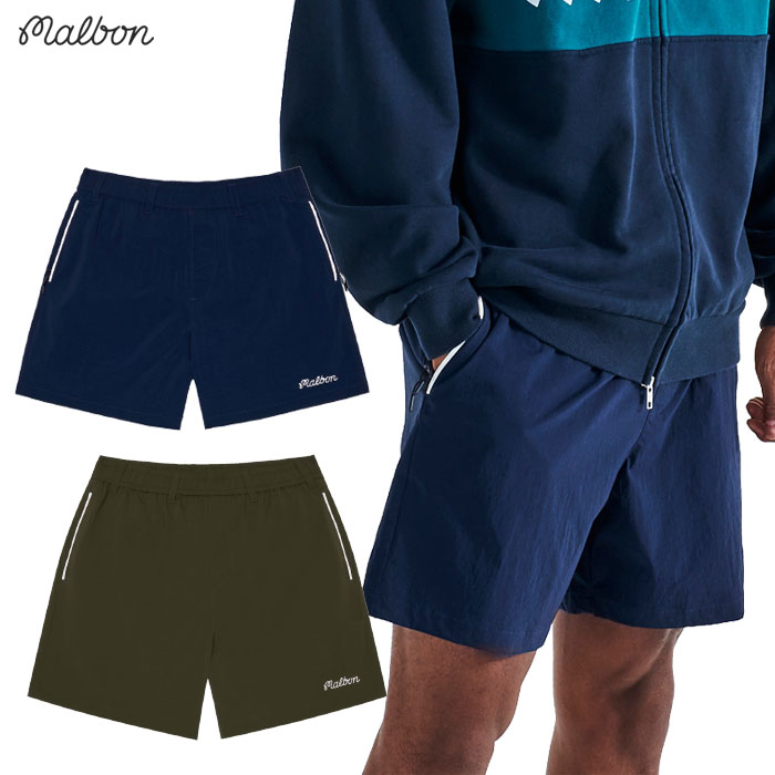 マルボン Malbon Golf ショートパンツ RIVA NYLON SHORT メンズ M-9276