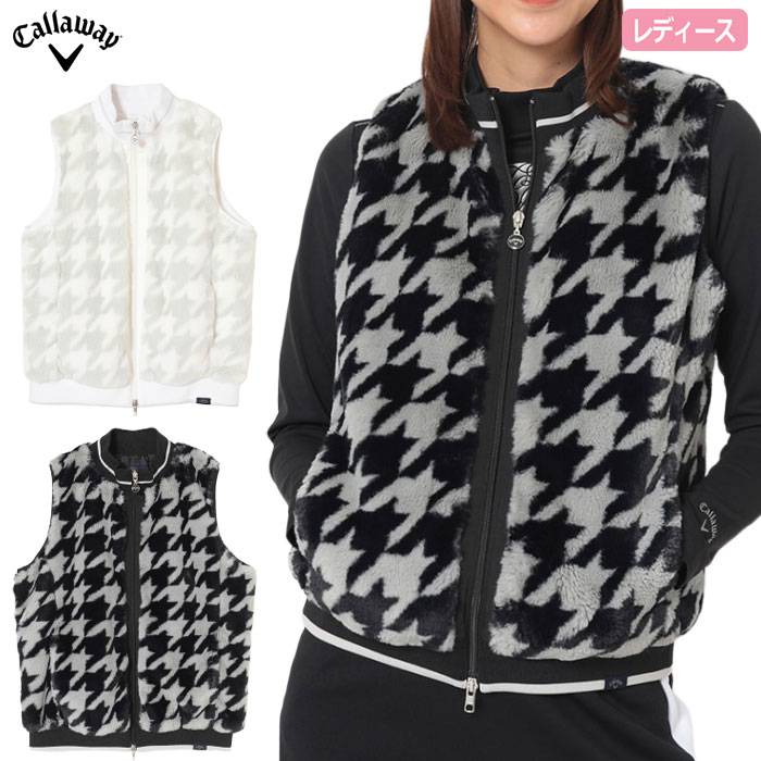 楽天市場】【超美品】キャロウェイ ファーベスト 黒 星地模様 ロゴ