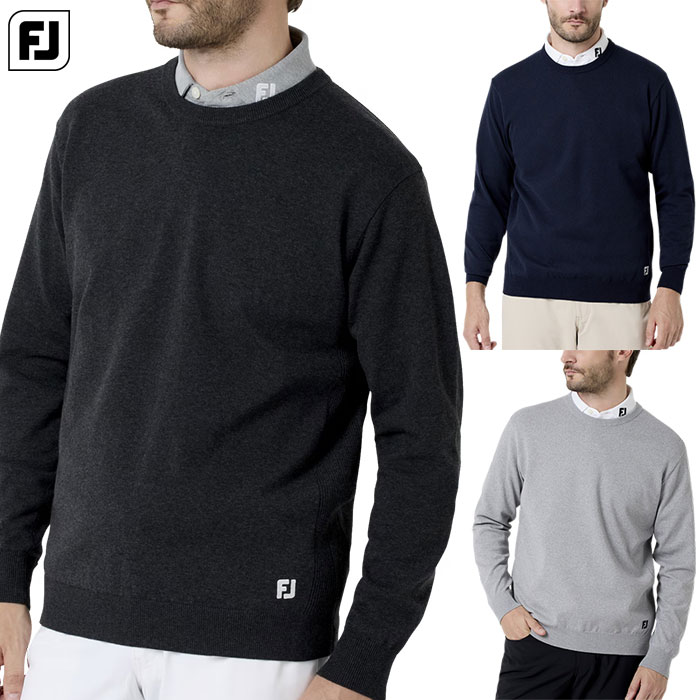 フットジョイ Essential ベーシックコンフォート クルーネック L/S ニットセーター FJU-S26-BEM01 メンズ ゴルフウェア FOOTJOY 2026春夏モデル 日本正規品｜JYPER&rsquo;S Staff Store
