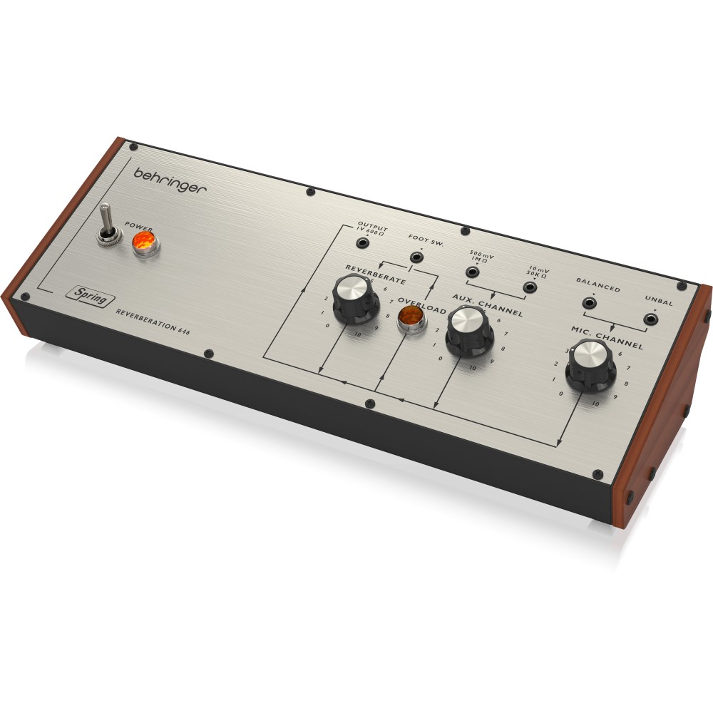 BEHRINGER SPRING REVERBERATION 646 |スプリングリバーブ アナログ リバーブ サーフサウンド ギター エフェクター シンセ EURORACK 国内正規品 安心の3年保証