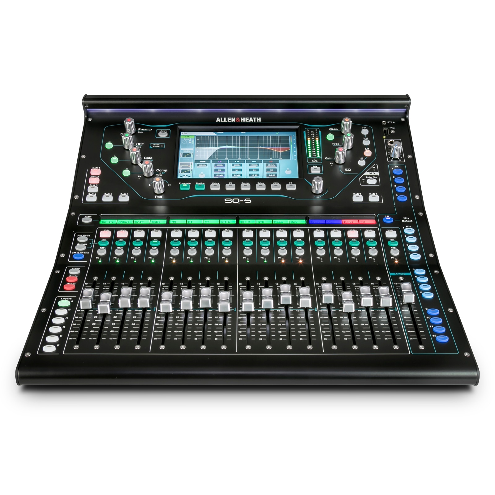 Allen & Heath SQ-6 デジタルミキサー | ライブ イベント レコーディング USB オーディオインターフェース MTR マルチトラックレコーダー アレン&ヒース 国内正規品