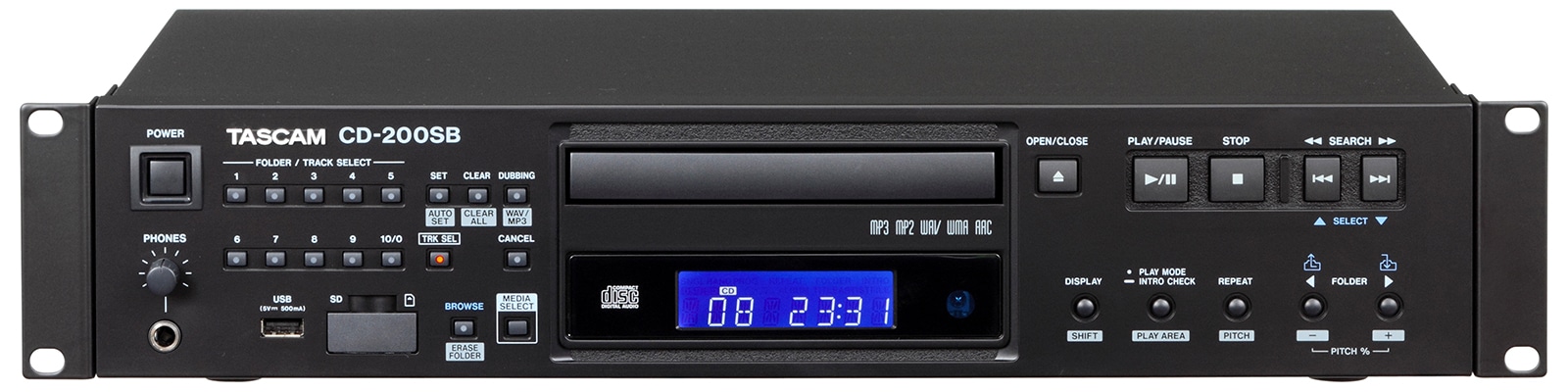 TASCAM CD-200SB SD/USB記憶装置相応うCD電気蓄音機