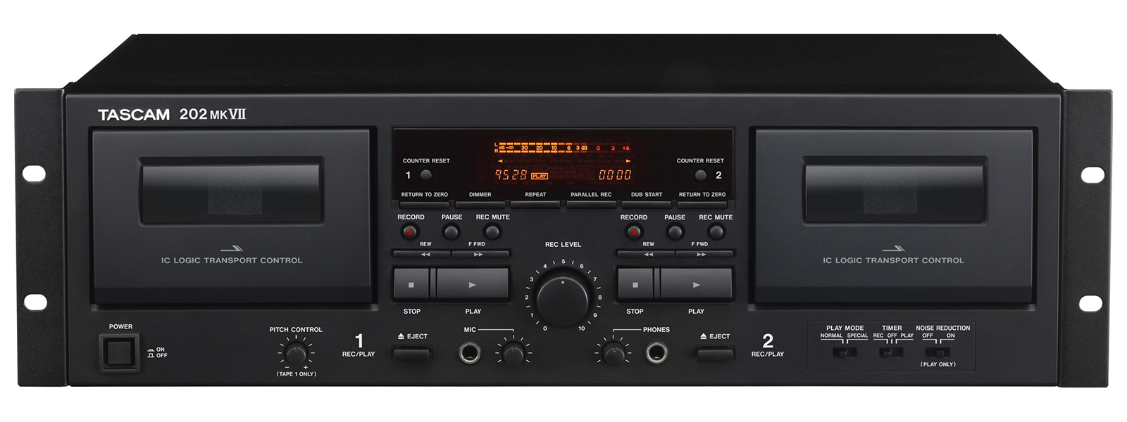 TASCAM 202MK7 202 MKVII テープリコーダー テープ甲板 ダブルテープ テープ 吹き込み ダビング USB デジタル最終生産物
