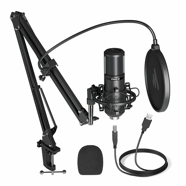 maono PD200X マイク アーム付き Maono PD200XS レビュー｜USB/XLR接続可能で、RGBライトが光る高音質