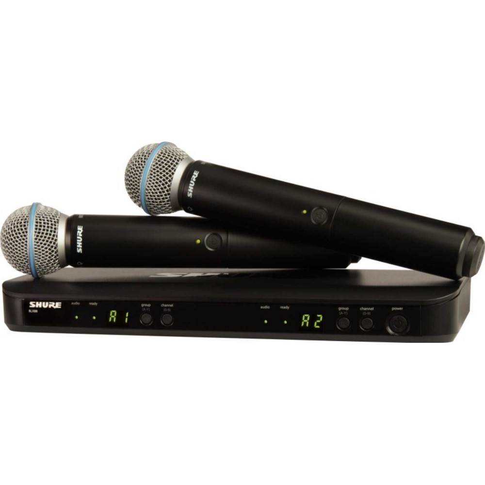楽天市場】Shure BLX288/SM58 ワイヤレスマイク 2本セット