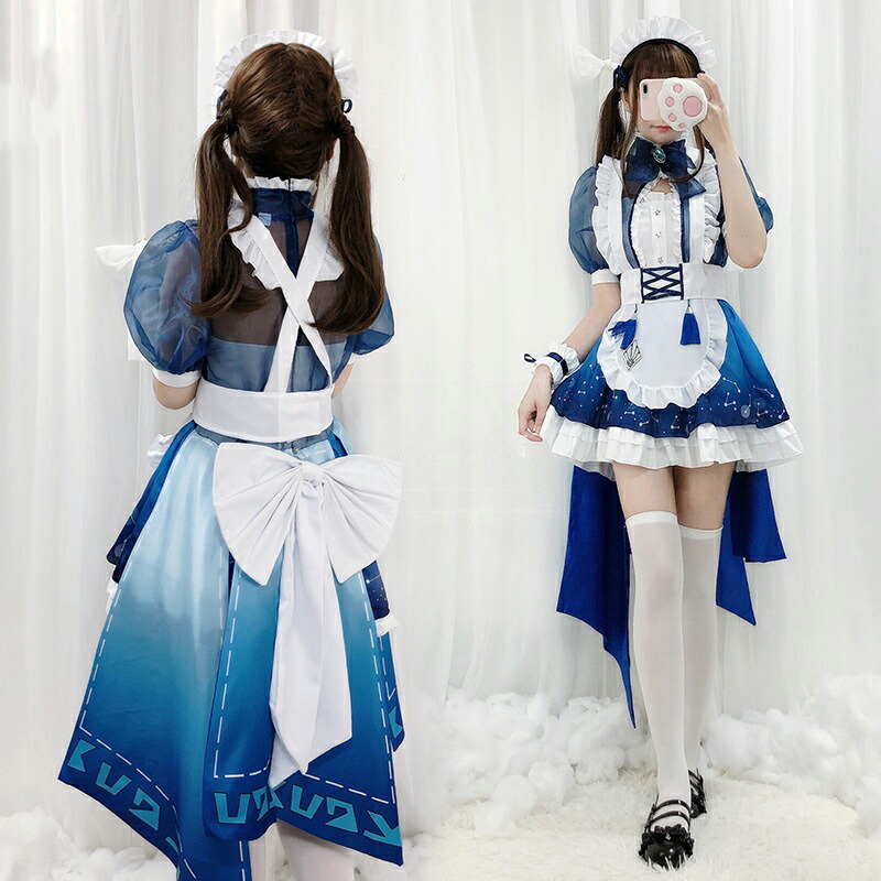 楽天市場 コスプレ ハロウィン メイド服 衣装 ロリータワンピース アニメ かわいい コスチューム コスプレ衣装 大人用 ワンピース エプロン 仮装パーティー 仮装 結婚式 余興 送料無料fxy800 Fully Fully