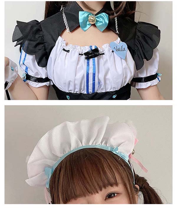 コスプレ ハロウィン メイド服 衣装 ロリータワンピース アニメ かわいい コスチューム コスプレ衣装 大人用 ワンピース エプロン 仮装パーティー 仮装 結婚式 余興 Fxy999 septicin Com